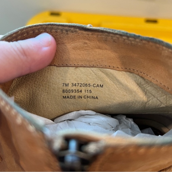 FRYE Reina Leather Western Style Zip Up Booties | Women’s Size 7 - Picture 7 of 8